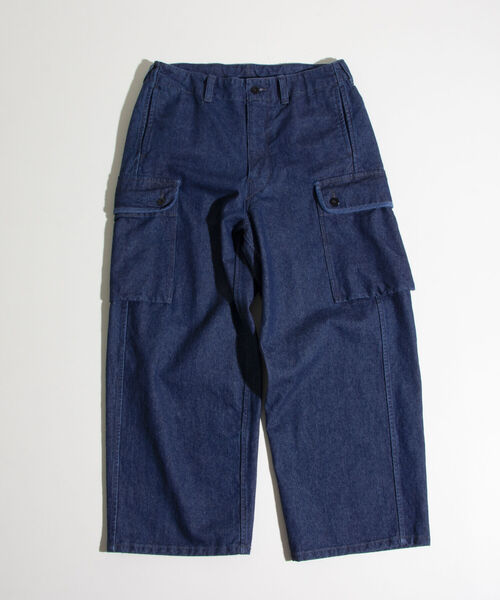 ARMY TWILL（アーミーツイル）の「【ARMY TWILL/アーミーツイル】DENIM CARGO PANTS デニム カーゴパンツ（デニムパンツ・メンズ・ライトブルー/インディゴブルー・M/L）」の11枚目の写真