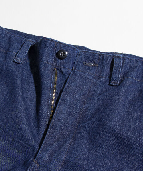 ARMY TWILL（アーミーツイル）の「【ARMY TWILL/アーミーツイル】DENIM CARGO PANTS デニム カーゴパンツ（デニムパンツ・メンズ・ライトブルー/インディゴブルー・M/L）」の4枚目の写真