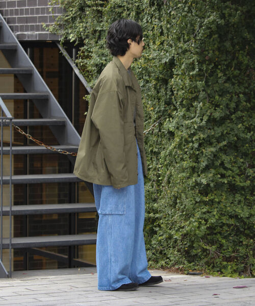 ARMY TWILL（アーミーツイル）の「【ARMY TWILL/アーミーツイル】DENIM CARGO PANTS デニム カーゴパンツ（デニムパンツ・メンズ・ライトブルー/インディゴブルー・M/L）」の13枚目の写真