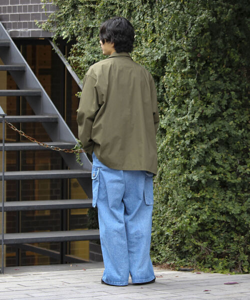 ARMY TWILL（アーミーツイル）の「【ARMY TWILL/アーミーツイル】DENIM CARGO PANTS デニム カーゴパンツ（デニムパンツ・メンズ・ライトブルー/インディゴブルー・M/L）」の17枚目の写真