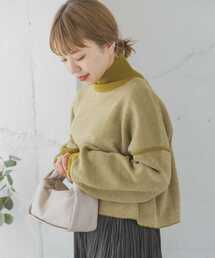 ITEMS URBANRESEARCH | ヘリンボーンハイネックニット(ニット/セーター)