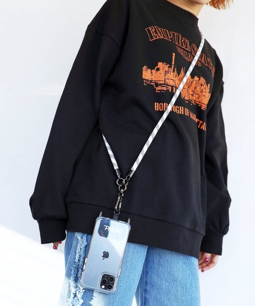 PBLIM(ページボーイリム)の「PAGEBOYLIM/スマホショルダー(スマホグッズ・レディース・ブルー系その他/ブラック/ホワイト系その他/オレンジ・FREE)」の1枚目の写真