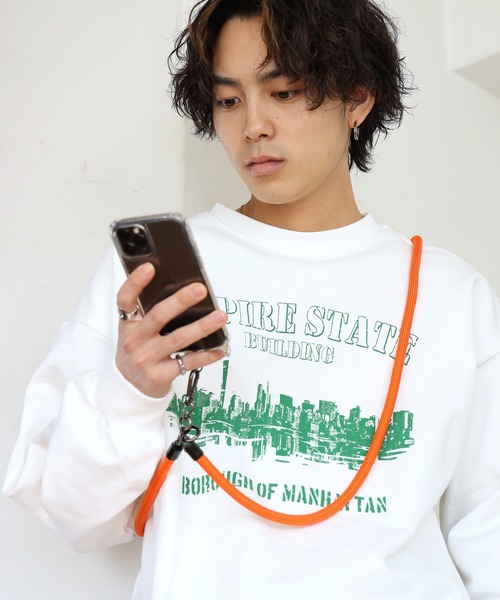 PBLIM(ページボーイリム)の「PAGEBOYLIM/スマホショルダー(スマホグッズ・レディース・ブルー系その他/ブラック/ホワイト系その他/オレンジ・FREE)」の7枚目の写真