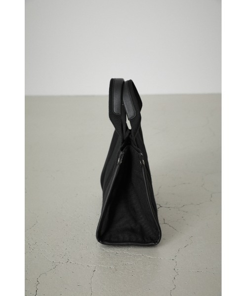AZUL by moussy(アズールバイマウジー)の「SQUARE CANVAS TOTE BAG/スクエアキャンバストートバッグ(トートバッグ・メンズ・オフホワイト/ブラック・FREE)」の8枚目の写真