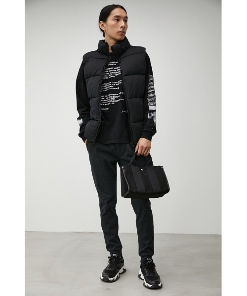AZUL by moussy(アズールバイマウジー)の「SQUARE CANVAS TOTE BAG/スクエアキャンバストートバッグ(トートバッグ・メンズ・オフホワイト/ブラック・FREE)」の14枚目の写真