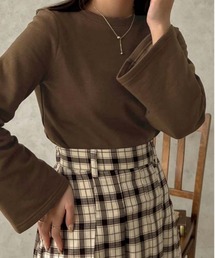 apres jour clair | 【apres jour clair】フレアスリーブスウェット【ZOZOTOWN限定アイテム】(スウェット)