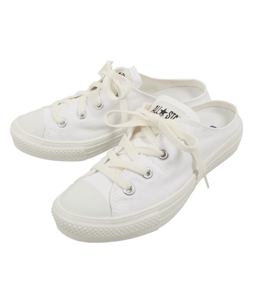 CONVERSE（コンバース）の「［コンバース］ALLSTAR　LIGHTMULE　オールスターミュールスリッパ（スリッポン・レディース・ホワイト/ワイン・M/S）」の5枚目の写真