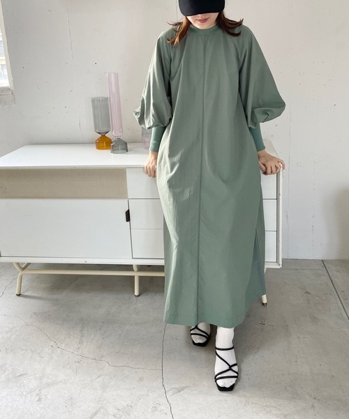 【k1029m】LCC ワンピース+LOWRYSFARMジャケット LOWRYS FARM（ローリーズファーム）の「シャカシャカソデパフ