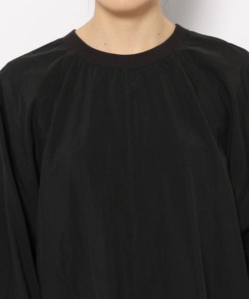 LOWRYS FARM（ローリーズファーム）の「シャカシャカソデパフワンピース　185829（ワンピース・レディース・グリーン/ブラック/アイボリー・FREE）」の21枚目の写真