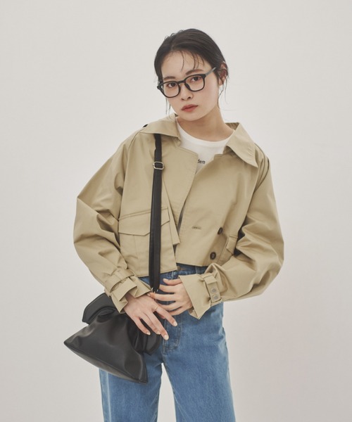 idem（イデム）の「padded gamaguchi bag/パデットがまぐちバッグ（ショルダーバッグ・レディース・ブラック/グレイッシュベージュ/ミント・FREE）」の8枚目の写真
