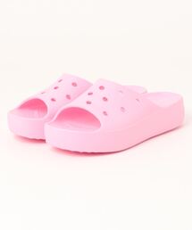 《crocs》ｸﾛｯｸｽ ｸﾗｼｯｸ ﾌﾟﾗｯﾄﾌｫｰﾑ ｽﾗｲﾄﾞ