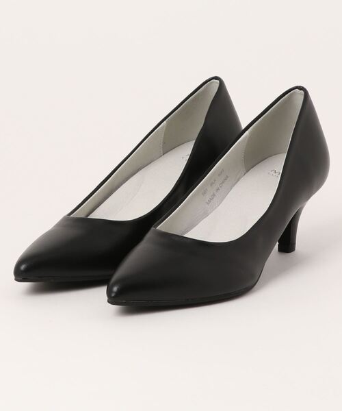ASBee（アスビー）の「musee collection ミュゼ コレクション レディース ポインテッドプレーンパンプス【幅広3E】 501（パンプス・レディース・カーキ/ベージュ系その他2/ピンク系その他/グリーン系その他/ブラック/パープル/ブルー系その他2・25.0cm/23.0cm/24.0cm/23.5cm/22.5cm/24.5cm）」の2枚目の写真