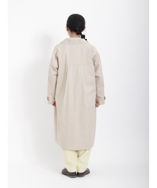 Samansa Mos2（サマンサ モスモス）の「【花粉ブロック】ステンカラーコート（ステンカラーコート・レディース・ベージュ/ネイビー/カーキ/ピンク/ミント・ﾌﾘ-）」の22枚目の写真