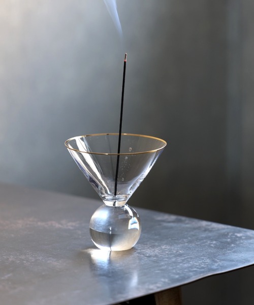 BIRTHDAY BAR(バースデイバー)の「Hazel Alle a te Sphere お香立て(ルームフレグランス/お香・レディース・クリア/クリアブラック・フリー)」の5枚目の写真