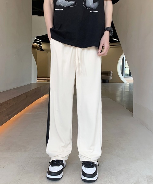 FVLMEN(フルメン)の「【FVLMEN】line sweat Pants/ライン スウェット パンツ(スウェットパンツ・メンズ・アイボリー/ブラック/グレー・MEDIUM/LARGE/X-LARGE)」の14枚目の写真