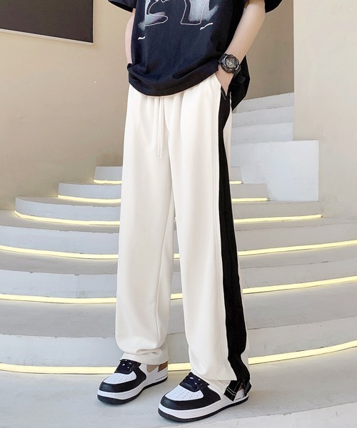 FVLMEN(フルメン)の「【FVLMEN】line sweat Pants/ライン スウェット パンツ(スウェットパンツ・メンズ・アイボリー/ブラック/グレー・MEDIUM/LARGE/X-LARGE)」の11枚目の写真