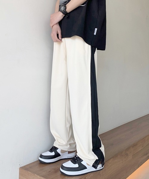 FVLMEN(フルメン)の「【FVLMEN】line sweat Pants/ライン スウェット パンツ(スウェットパンツ・メンズ・アイボリー/ブラック/グレー・MEDIUM/LARGE/X-LARGE)」の7枚目の写真
