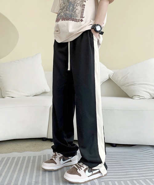 FVLMEN(フルメン)の「【FVLMEN】line sweat Pants/ライン スウェット パンツ(スウェットパンツ・メンズ・アイボリー/ブラック/グレー・MEDIUM/LARGE/X-LARGE)」の15枚目の写真