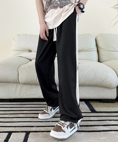 FVLMEN(フルメン)の「【FVLMEN】line sweat Pants/ライン スウェット パンツ(スウェットパンツ・メンズ・アイボリー/ブラック/グレー・MEDIUM/LARGE/X-LARGE)」の5枚目の写真