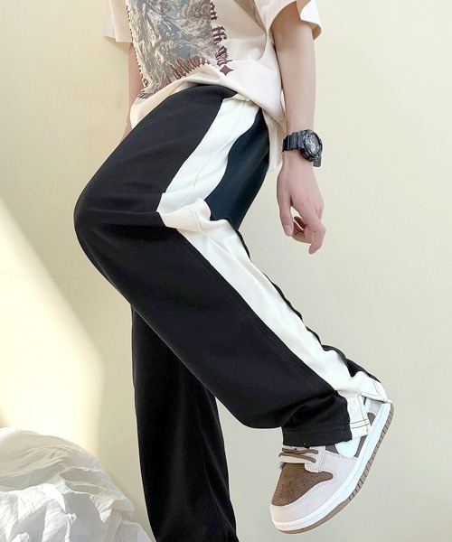 FVLMEN(フルメン)の「【FVLMEN】line sweat Pants/ライン スウェット パンツ(スウェットパンツ・メンズ・アイボリー/ブラック/グレー・MEDIUM/LARGE/X-LARGE)」の19枚目の写真