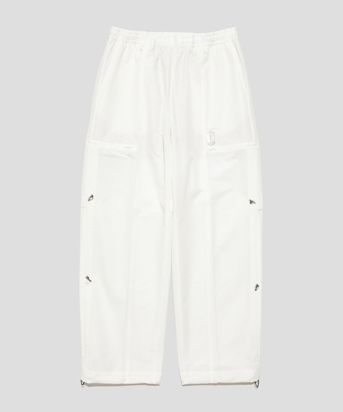 TANAKA / タナカ】TRAINING PANTS BLACK GROSGRAIN（カーゴパンツ
