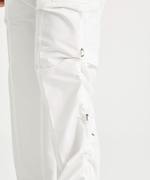 TANAKA / タナカ】TRAINING PANTS BLACK GROSGRAIN（カーゴパンツ