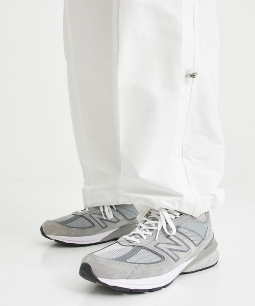 TANAKA / タナカ】TRAINING PANTS BLACK GROSGRAIN（カーゴパンツ