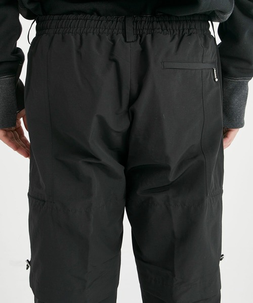 TANAKA / タナカ】TRAINING PANTS BLACK GROSGRAIN（カーゴパンツ