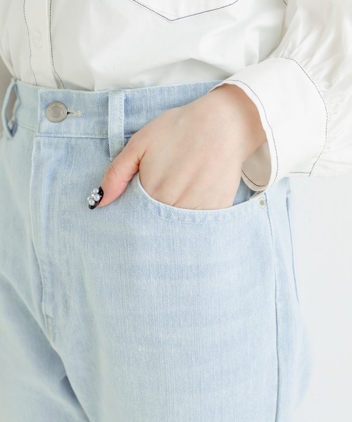 S/Mサイズ】セミフレアデニムパンツ（デニムパンツ）｜OLIVE des OLIVE