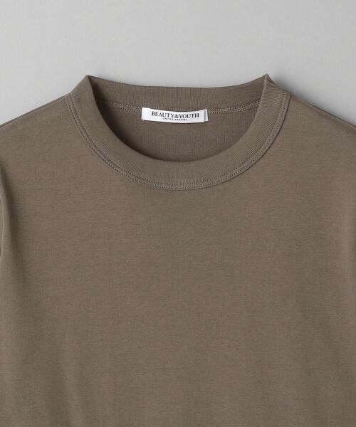 BEAUTY&YOUTH UNITED ARROWS（ビューティーアンドユースユナイテッドアローズ）の「オーガニックコットン フライス Tシャツ（Tシャツ/カットソー・レディース・オフホワイト/オリーブ/ライトブルー/ブラック・FREE）」の22枚目の写真