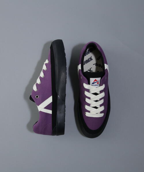 AVIREX（アヴィレックス）の「【直営店限定】AVIREX SB ENCINITAS / アヴィレックス SB エンシニータス / スニーカー（スニーカー・メンズ・ホワイト/パープル/ブラック・8/9/10）」の21枚目の写真