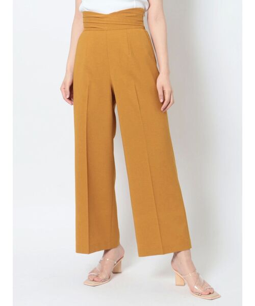 LAGUNAMOON（ラグナムーン）の「ウエストタッククロスパンツ（スラックス・レディース・モカ/イエロー/アイボリー・SMALL/MEDIUM）」の22枚目の写真