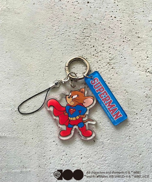 Me%（ミィパーセント）の「トムとジェリーチャーム（キーホルダー・レディース・グレー/チャコールグレー/ブラウン・100cm）」の3枚目の写真