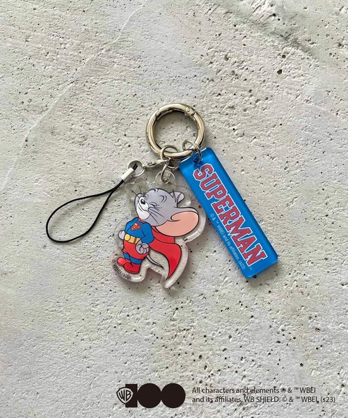 Me%（ミィパーセント）の「トムとジェリーチャーム（キーホルダー・レディース・グレー/チャコールグレー/ブラウン・100cm）」の2枚目の写真