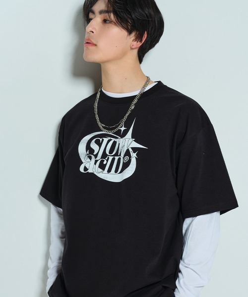 セール】【UNISEX】SLOW ACID／STAR LOGO T 2908795（Tシャツ