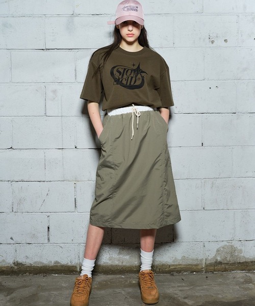 SLOWACID（スローアシッド）の「【UNISEX】SLOW ACID／STAR LOGO T 2908795（Tシャツ/カットソー・レディース・カーキ/ブラック/ホワイト・SMALL/MEDIUM/LARGE）」の7枚目の写真