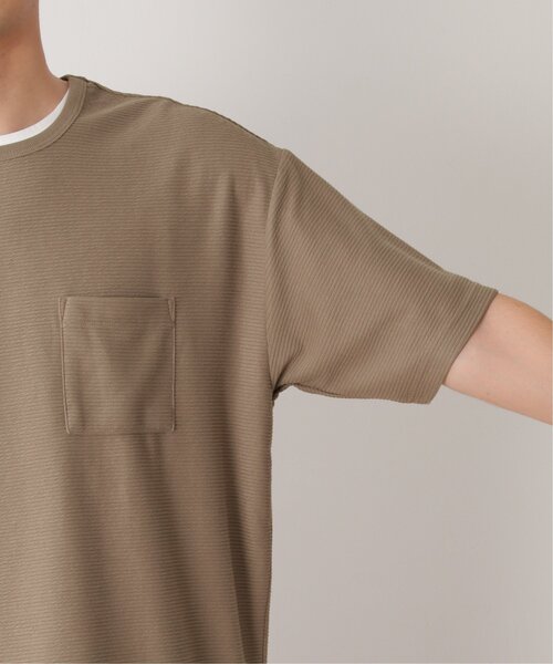 ikka(イッカ)の「【2点セット】リップルTシャツインナーセット(Tシャツ/カットソー・メンズ・オリーブ/ベージュ/ネイビー・S/M/L/XL)」の6枚目の写真