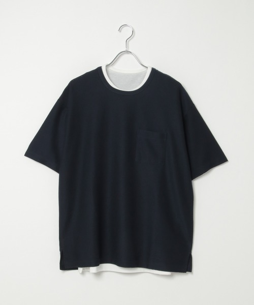 ikka(イッカ)の「【2点セット】リップルTシャツインナーセット(Tシャツ/カットソー・メンズ・オリーブ/ベージュ/ネイビー・S/M/L/XL)」の21枚目の写真