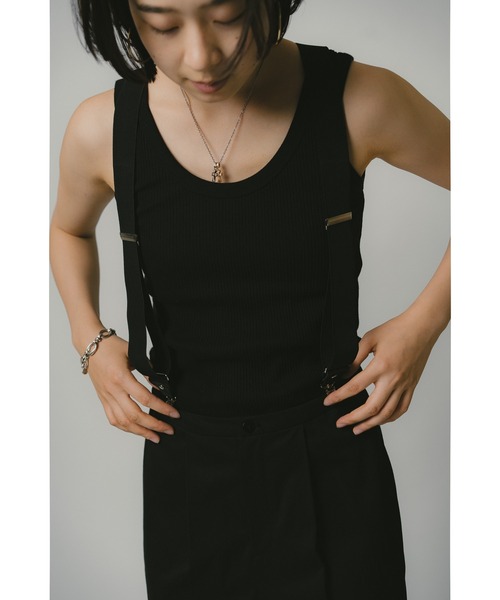AGAWD(アガウド)の「AGAWD サスペンダーパンツ(チノパンツ・レディース・ブラック/ブラウン・FREE)」の15枚目の写真