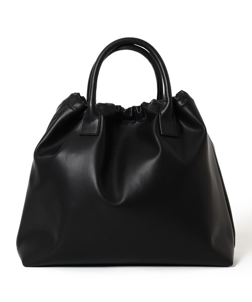 Ray BEAMS(レイビームス)の「RBS / ソフト レザー ギャザー バッグ(トートバッグ・レディース・ブラック/ホワイト・ONE SIZE)」の14枚目の写真