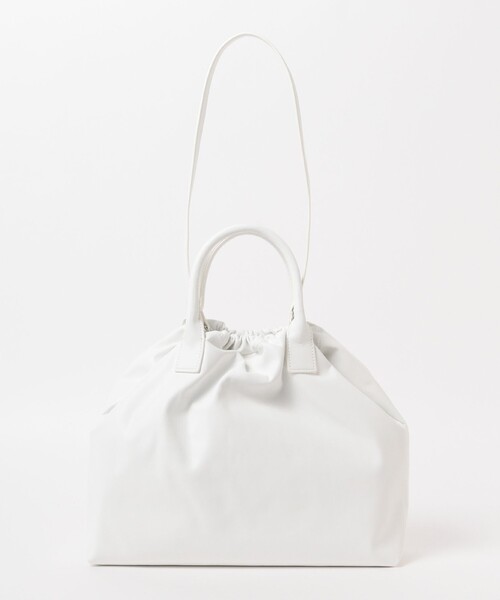 Ray BEAMS(レイビームス)の「RBS / ソフト レザー ギャザー バッグ(トートバッグ・レディース・ブラック/ホワイト・ONE SIZE)」の21枚目の写真