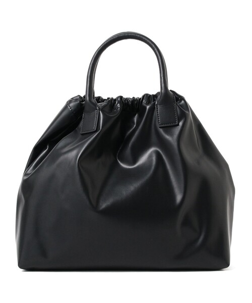 Ray BEAMS(レイビームス)の「RBS / ソフト レザー ギャザー バッグ(トートバッグ・レディース・ブラック/ホワイト・ONE SIZE)」の20枚目の写真