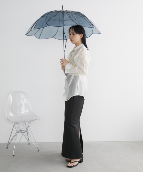 Aunt Marie's(アントマリーズ)の「フラワークリアアンブレラ / 雨傘 /(長傘・レディース・ホワイト/ブラック/ブラウン/ブルーグレー・FREE)」の18枚目の写真