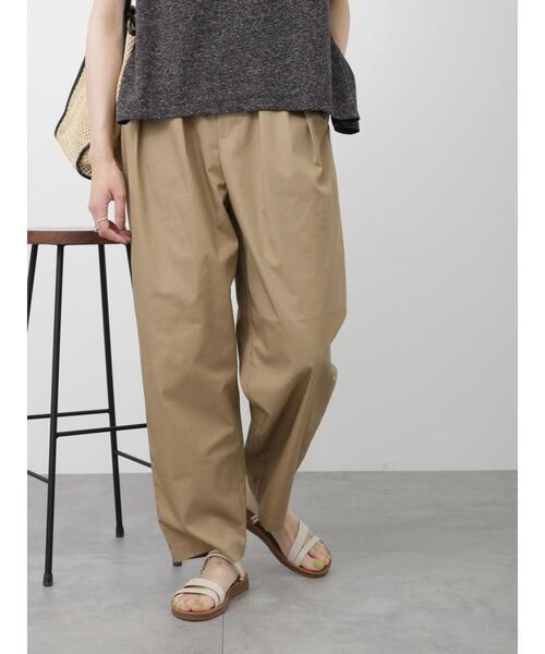 Samansa Mos2 blue(サマンサモスモスブルー)の「タックトラウザーパンツ(その他パンツ・レディース・チャコールグレー/ブルー/ベージュ・F)」の21枚目の写真