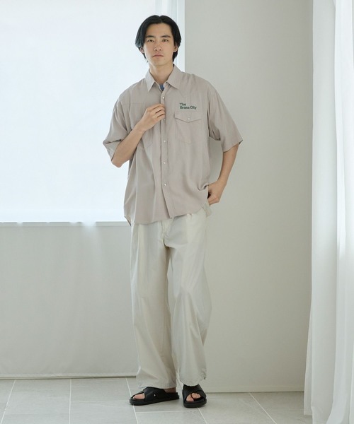 niko and...（ニコアンド）の「アソート刺繍ウエスタンシャツ（シャツ/ブラウス・メンズ・アイボリー/モカ/チャコール/グリーン・MEDIUM/LARGE）」の10枚目の写真