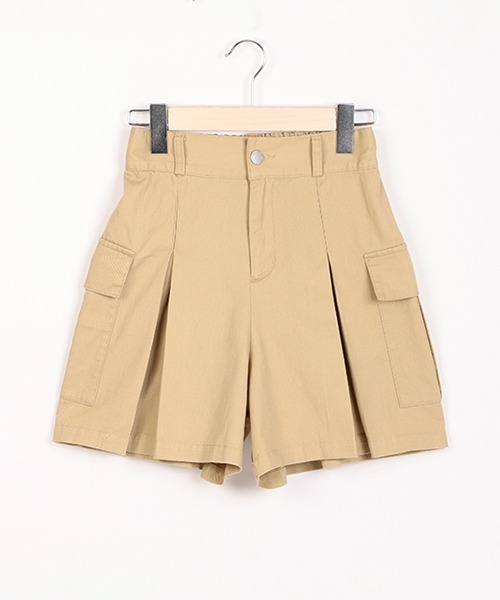 LOVETOXIC(ラブトキシック)の「カーゴボックスプリーツキュロット(スカート・キッズ・ブラック/ブルー/ベージュ・S/L/M)」の20枚目の写真