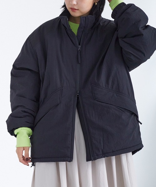 LAVEANGE（ラビアンジェ）の「【CALIFORNIA SPORTSWEAR】PCU  LEVEL7 JACKET  prototype NYLON TASLAN（ミリタリージャケット・レディース・カーキ/ブラック・M/L/S）」の7枚目の写真