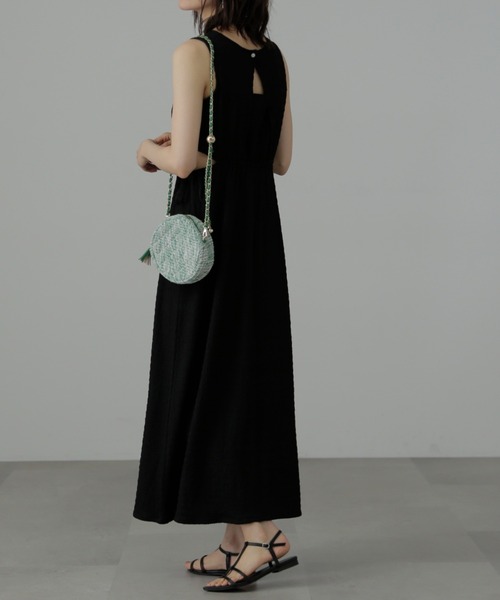 FREE'S MART（フリーズマート）の「◆サイドカットノースリカットソーワンピース（ワンピース・レディース・イエロー/グリーン/ブラック・SMALL/MEDIUM）」の10枚目の写真