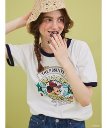 リンガーTシャツ/Mickey