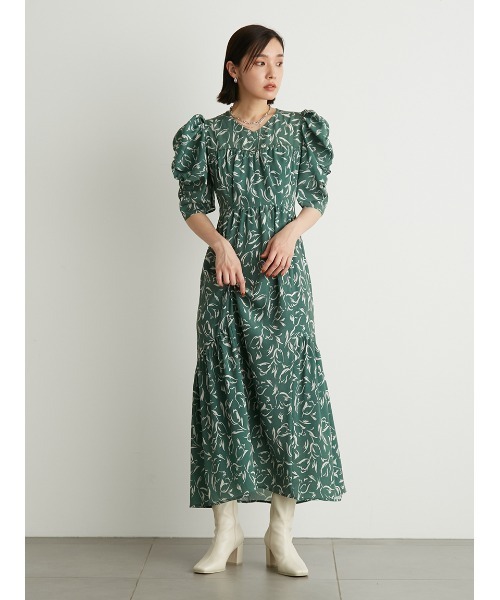 LILY BROWN（リリーブラウン）の「ヴィンテージフラワーパターン  